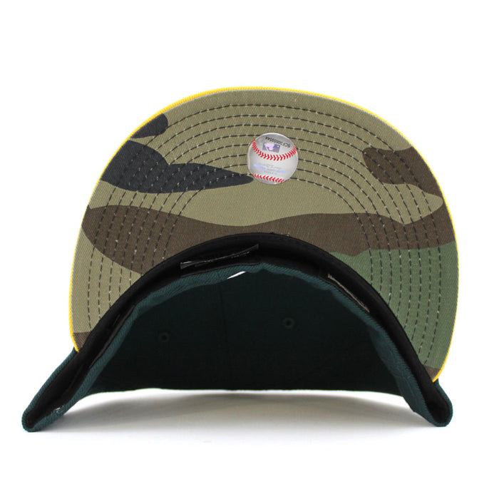 Oakland Athletics 1984 All-Star Game New Era 59Fifty Fitted Hat (Green Camo Under Brim)