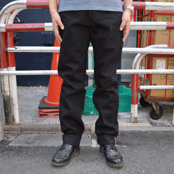 ONI DENIM "246ZR-BKBK" 20oz Secret Black Denim Neat Straight