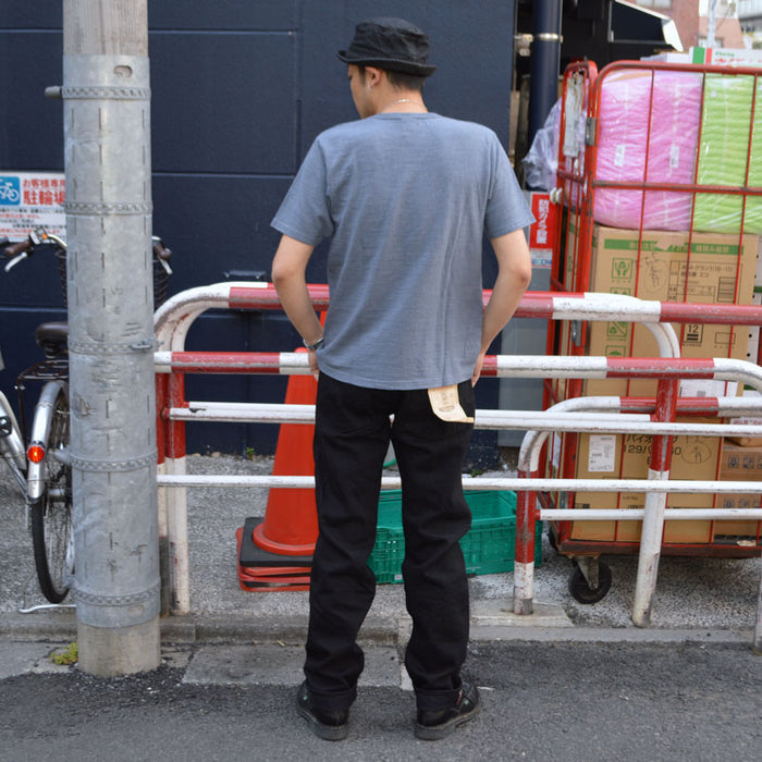 ONI DENIM "246ZR-BKBK" 20oz Secret Black Denim Neat Straight
