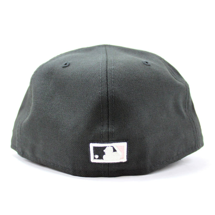 Palm Tree Los Angeles Dodgers 60th Anniversary New Era 59Fifty Fitted Hat (Black Pink Under Brim)