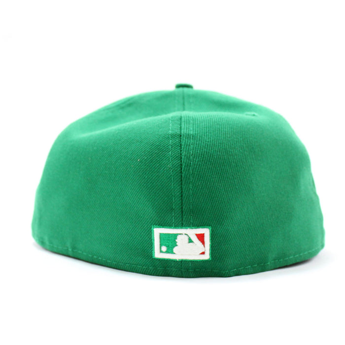 Palm Tree Los Angeles Dodgers 60th Anniversary New Era 59Fifty Fitted Hat (Green Red Under Brim)