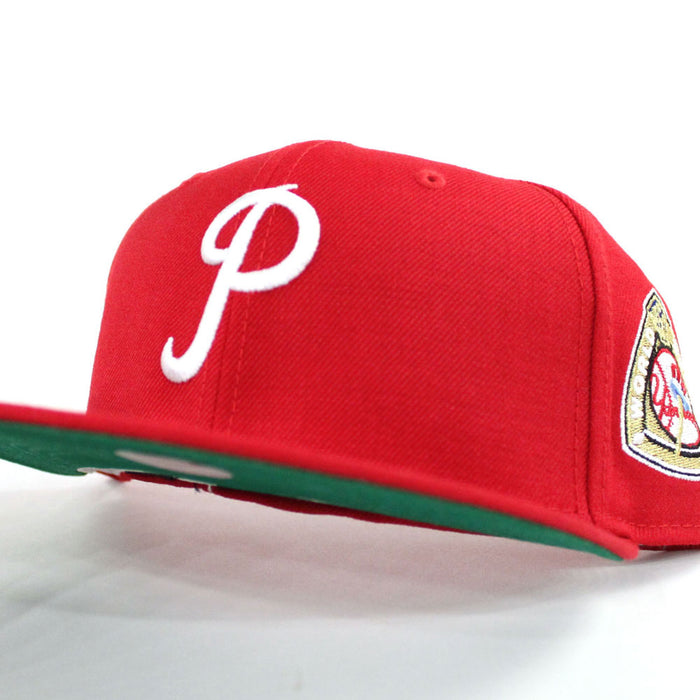 Philadelphia Phillies 1950 World Series 59Fifty New Era Fitted Hat (Red Green Under Brim)