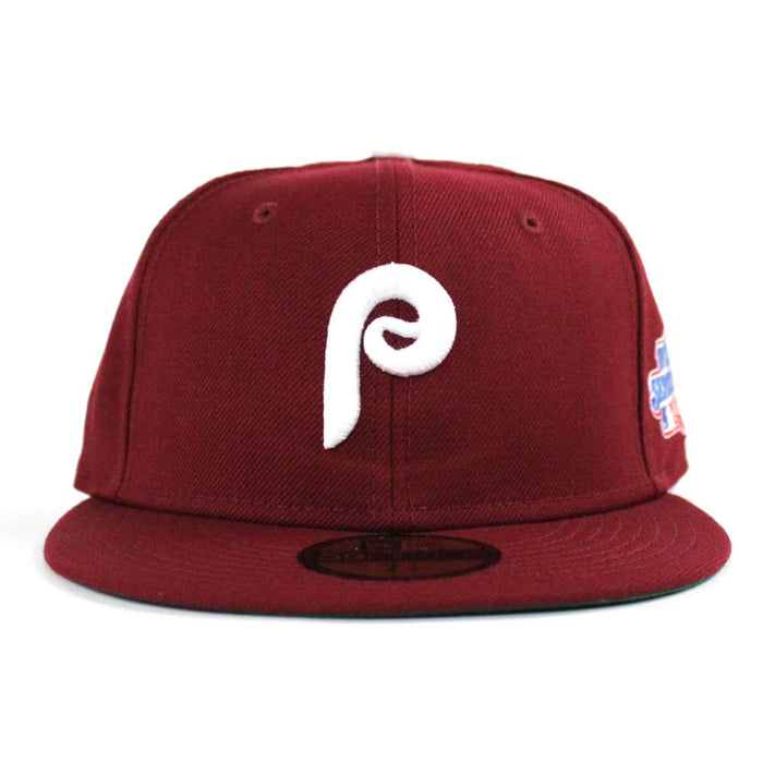 Philadelphia Phillies 1980 World Series New Era 59Fifty Fitted Hat (Cardinal Green Under Brim)