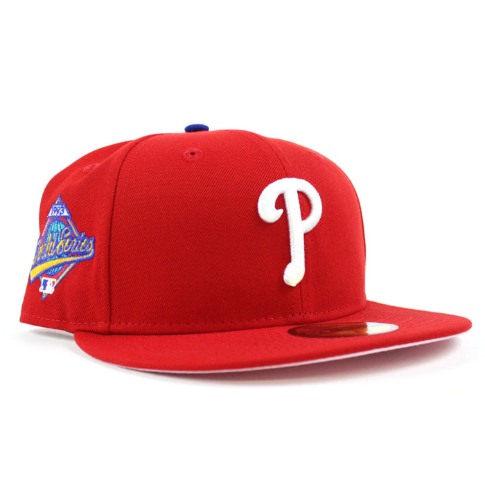 Philadelphia Phillies 1993 World Series 59Fifty New Era Fitted Cap (Red PINK Under Brim)