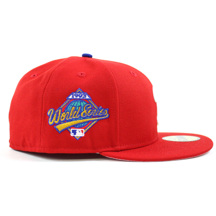 Philadelphia Phillies 1993 World Series 59Fifty New Era Fitted Cap (Red PINK Under Brim)