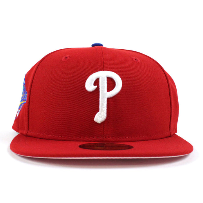 Philadelphia Phillies 1993 World Series 59Fifty New Era Fitted Cap (Red PINK Under Brim)