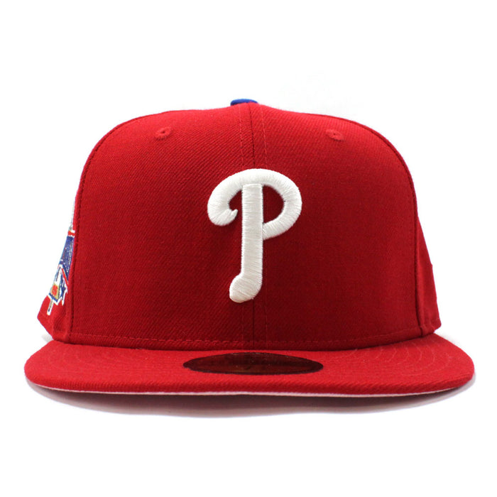 Philadelphia Phillies 1996 All Star Game 59Fifty New Era Fitted Hats (Red PINK Under Brim)