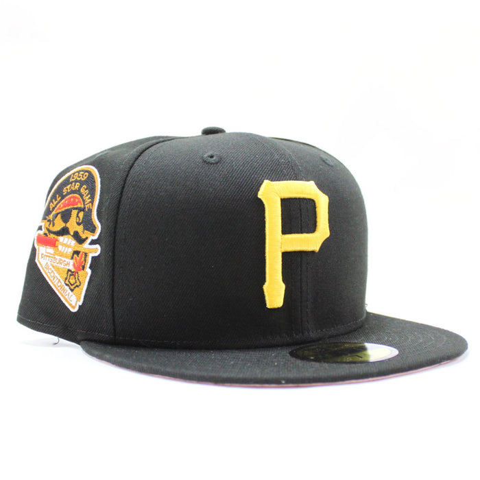 Pittsburgh Pirates 1959 All Star Game New Era 59Fifty Fitted Hat (Black Pink Under Brim)