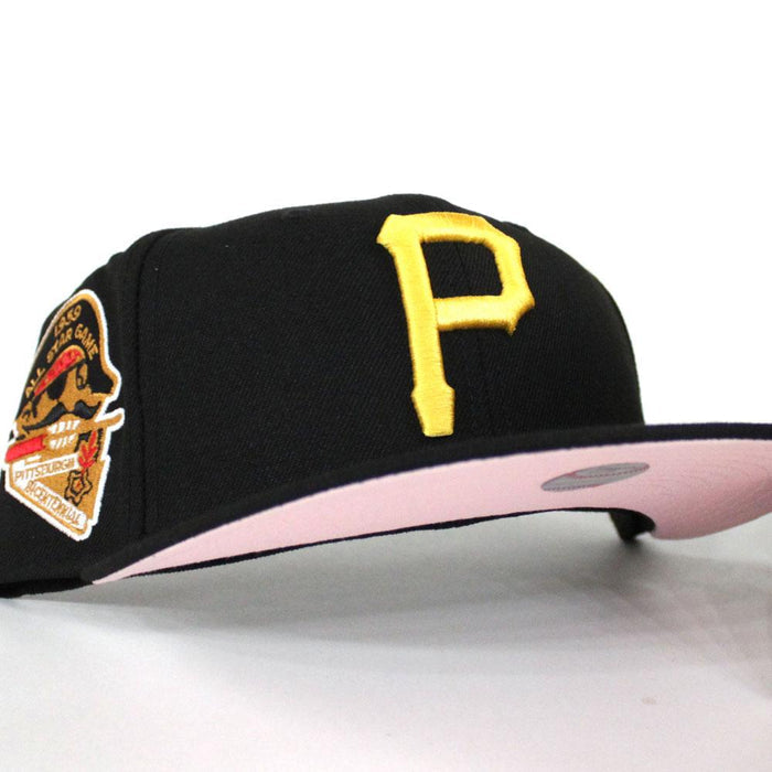 Pittsburgh Pirates 1959 All Star Game New Era 59Fifty Fitted Hat (Black Pink Under Brim)