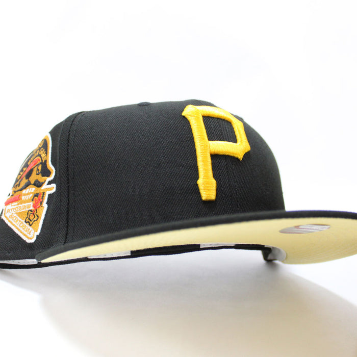 Pittsburgh Pirates 1959 All Star Game New Era 59Fifty Fitted Hat (Black Yellow Under Brim)