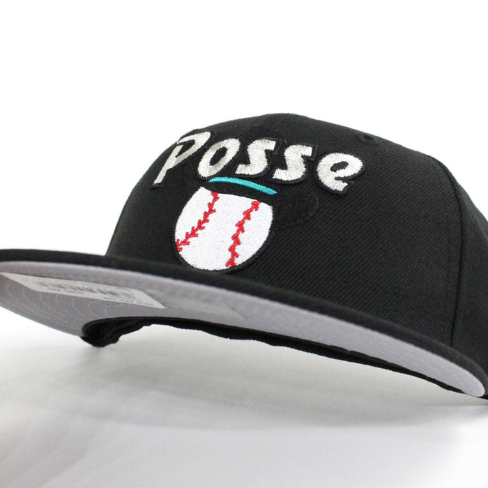 Pocatello Posse New Era 59Fifty Fitted Hat (Black Gray Under Brim)