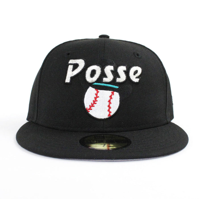 Pocatello Posse New Era 59Fifty Fitted Hat (Black Gray Under Brim)