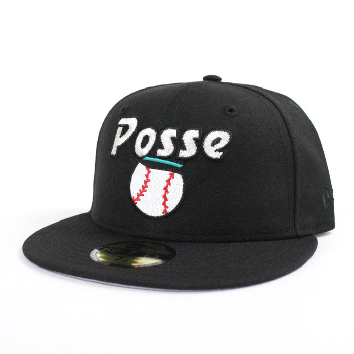 Pocatello Posse New Era 59Fifty Fitted Hat (Black Gray Under Brim)