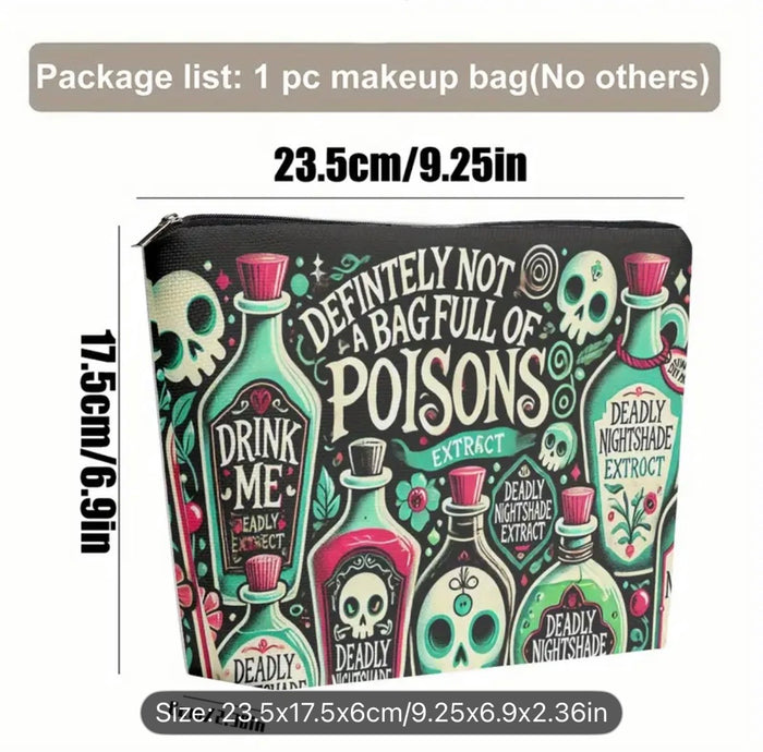 ☠️ Poison Potion Makeup Bag