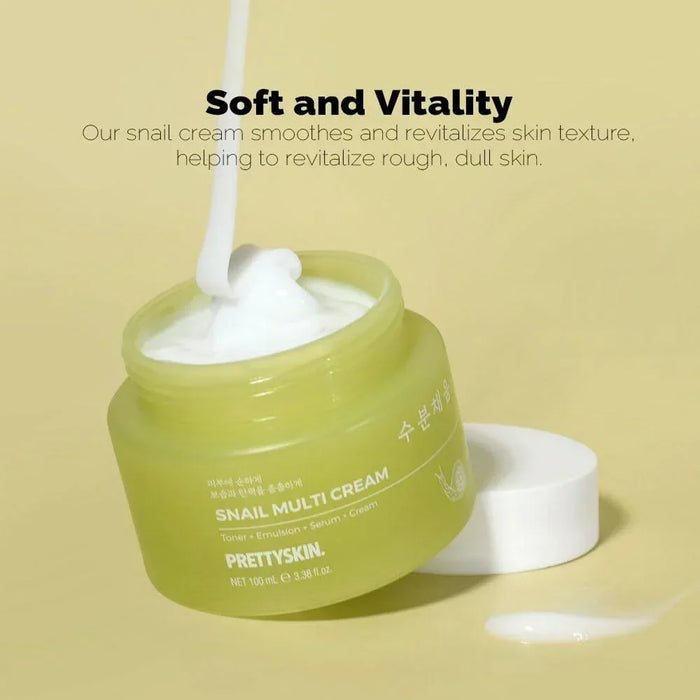 [PRETTYSKIN] Snail Multi Cream 100ml - Ballagrio