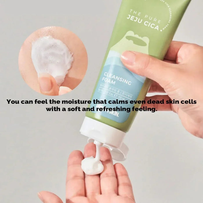 [PRETTYSKIN] The Pure Jeju Cica Cleansing Foam 150ml - Ballagrio