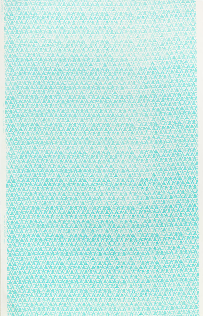 Quadrille Fabric: Volpi - Custom Aqua on White Suncloth (OUTDOOR)