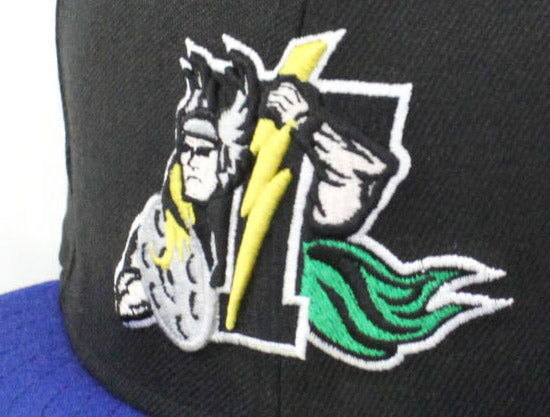 Retro Trenton Thunder New Era 59Fifty Fitted Hat (Jordan Laney 14 Gray Under Brim)