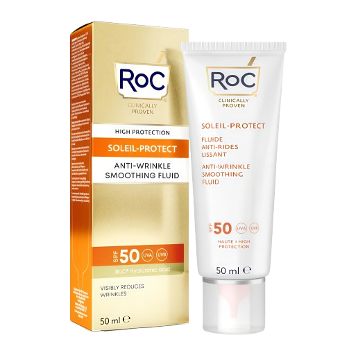 RoC Soleil Protect Anti-Wrinkle Smoothing Fluid SPF50 50Ml