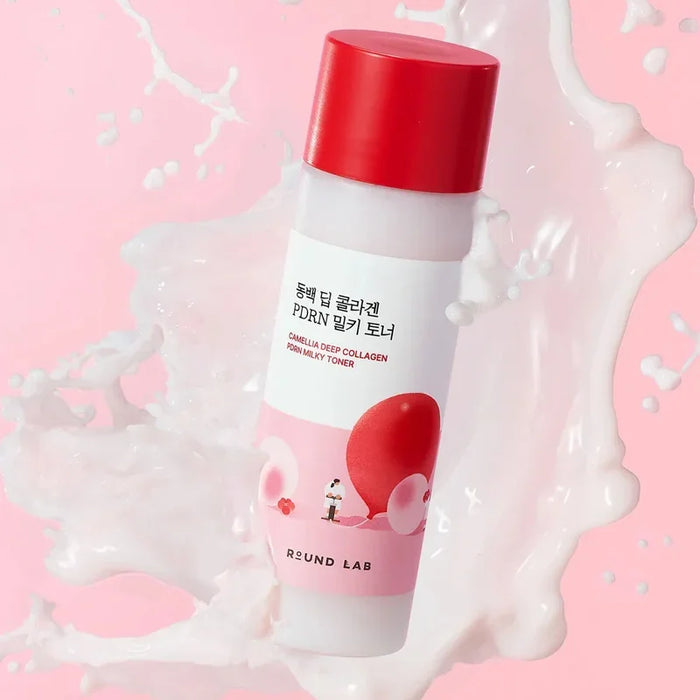 [ROUND LAB] Camellia Deep Collagen PDRN Milky Toner 150ml - Ballagrio