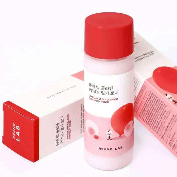 [ROUND LAB] Camellia Deep Collagen PDRN Milky Toner 150ml - Ballagrio