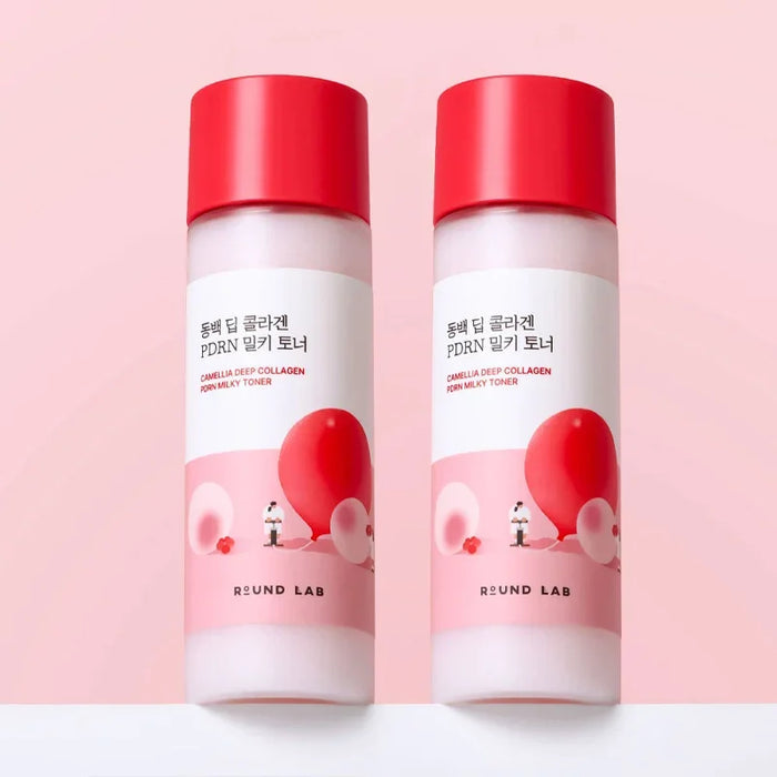 [ROUND LAB] Camellia Deep Collagen PDRN Milky Toner 150ml - Ballagrio