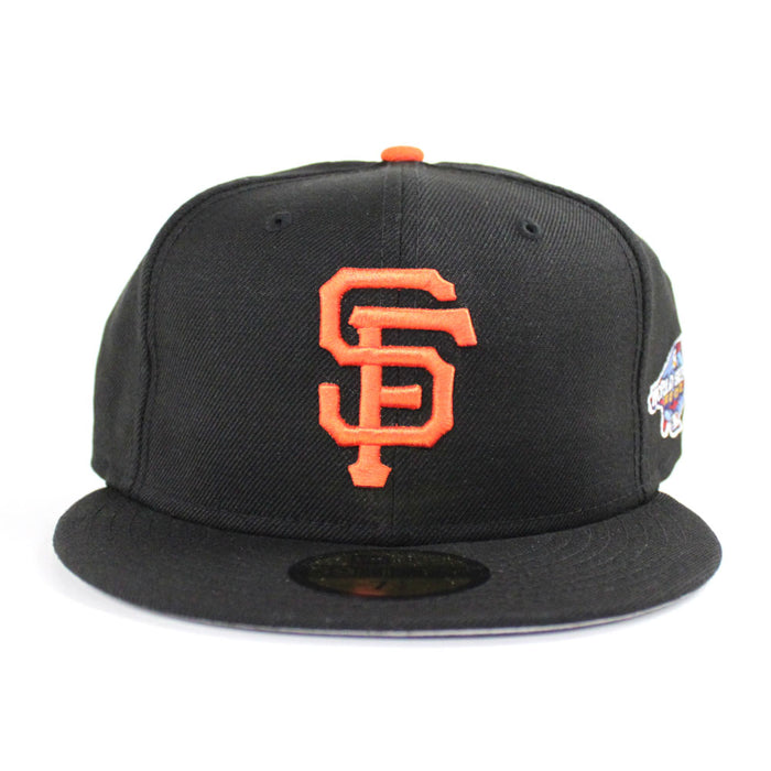 San Francisco Giants 2002 World Series New Era 59Fifty Fitted Hat (Black Gray U Under Brim)