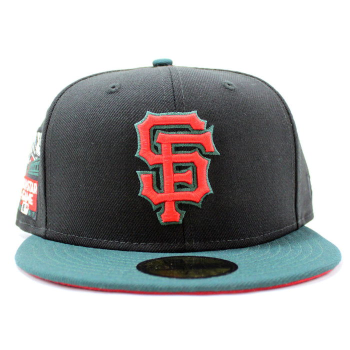 San Francisco Giants 2007 All-Star Game New Era 59Fifty Fitted Hat (Black Green Red Under Brim)