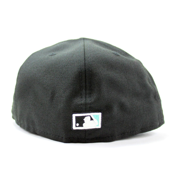 Seattle Mariners 30th anniversary New Era 59Fifty Fitted Hat (Black Aqua Under Brim)