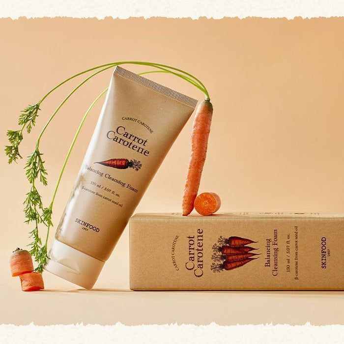 [SKINFOOD] Carrot Carotene Balancing Cleansing Foam 150ml - Ballagrio