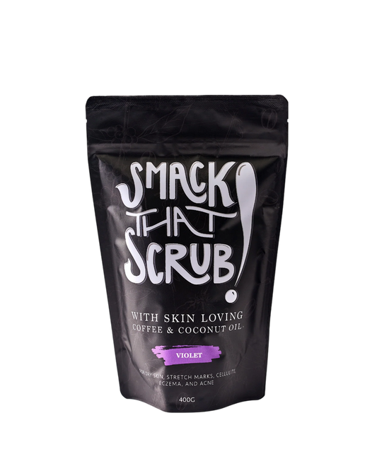 Smack That Scrub Coffee & Coconut Oil Violet Body Scrub 300g