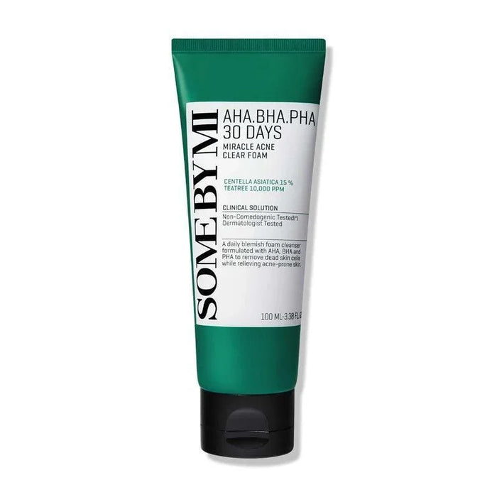 [SOME BY MI] AHA BHA PHA 30 Days Miracle Acne Clear Foam 100ml SOME BY MI