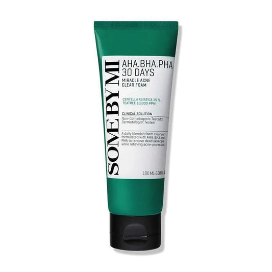 [SOME BY MI] AHA BHA PHA 30 Days Miracle Acne Clear Foam 100ml SOME BY MI