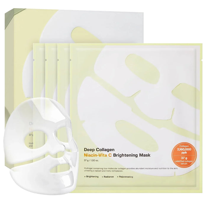 [SUNGBOON EDITOR] Deep Collagen Niacin-Vita C Brightening Mask 37g*4EA - Ballagrio