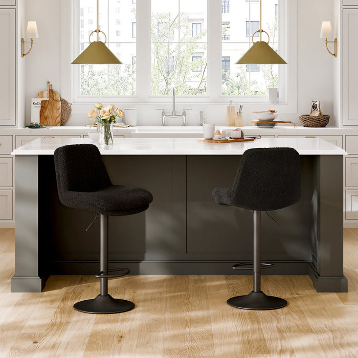 Tabouret de bar et de comptoir réglable Hitoshi