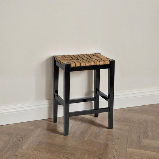 Tabouret de comptoir en bois de 25,25 pouces