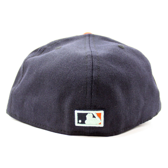Tampa Bay Rays New Era 59FIFTY Fitted Hat (Navy Orange Lime)