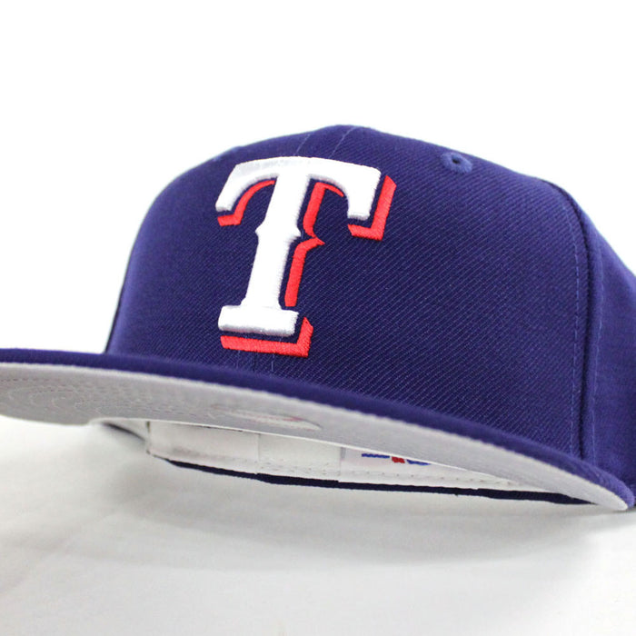 Texas Rangers 2011 World Series New Era 59Fifty Fitted Hat (Blue Gray Under Brim)