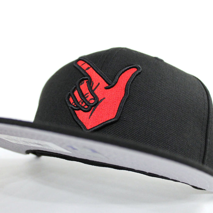 TEXAS TECH RED RAIDERS New Era 59Fifty Fitted Hat (Black Gray Under Brim)