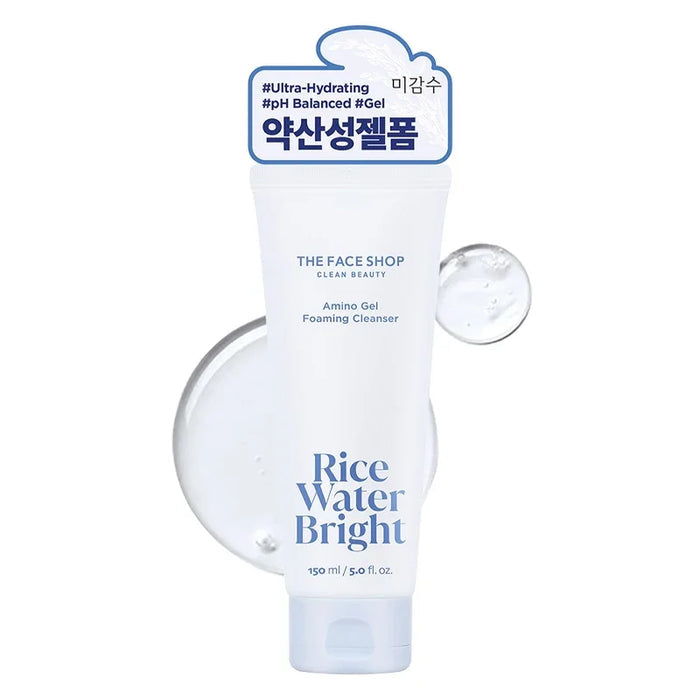 [THE FACE SHOP] Rice Water Bright Amino Gel Foaming Cleanser 150ml