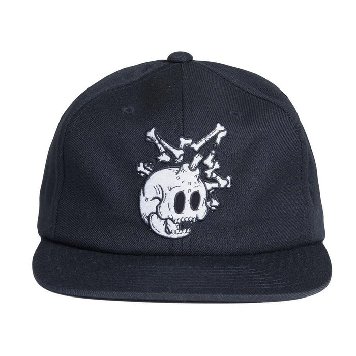 The Hundreds Bones Snapback Hat (Black)