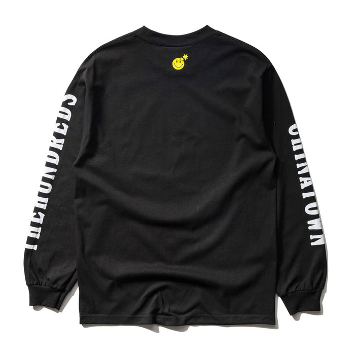 The Hundreds x Chinatown Market Smiley Adam LS T-Shirt (Black)