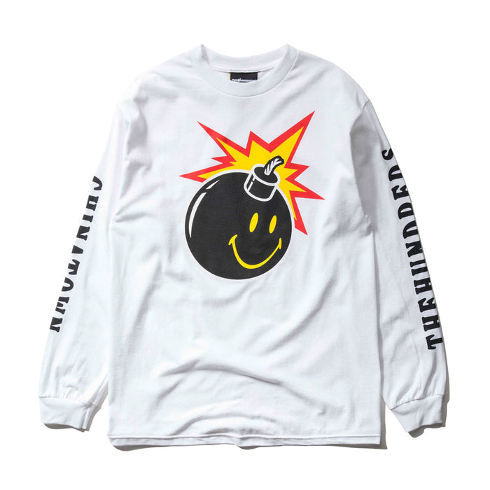 The Hundreds x Chinatown Market Smiley Adam LS T-Shirt (White)