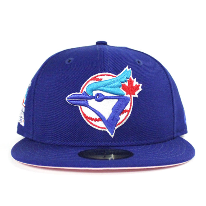Toronto Blue Jays 1991 All Star Game New Era 59Fifty Fitted Hat (Blue Pink Under Brim)