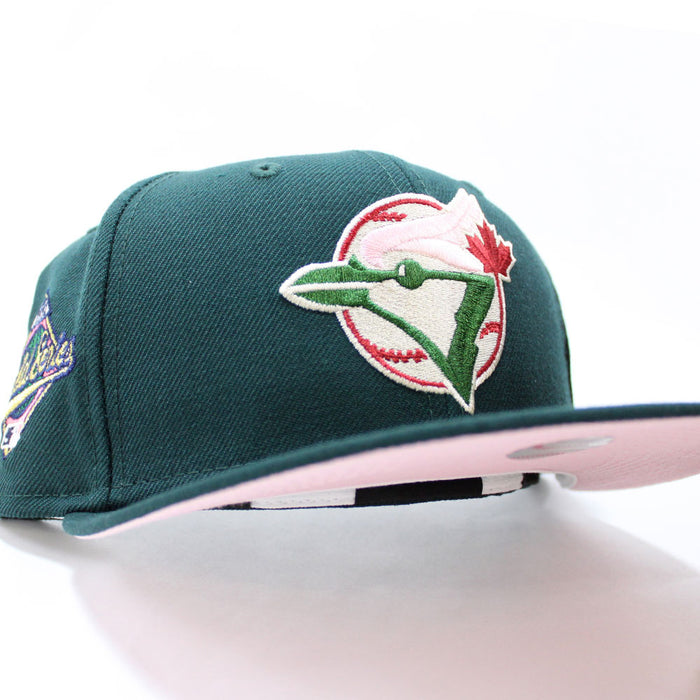 Toronto Blue Jays 1992 World Series New Era 59Fifty Fitted Hat (Green Pink Under Brim)