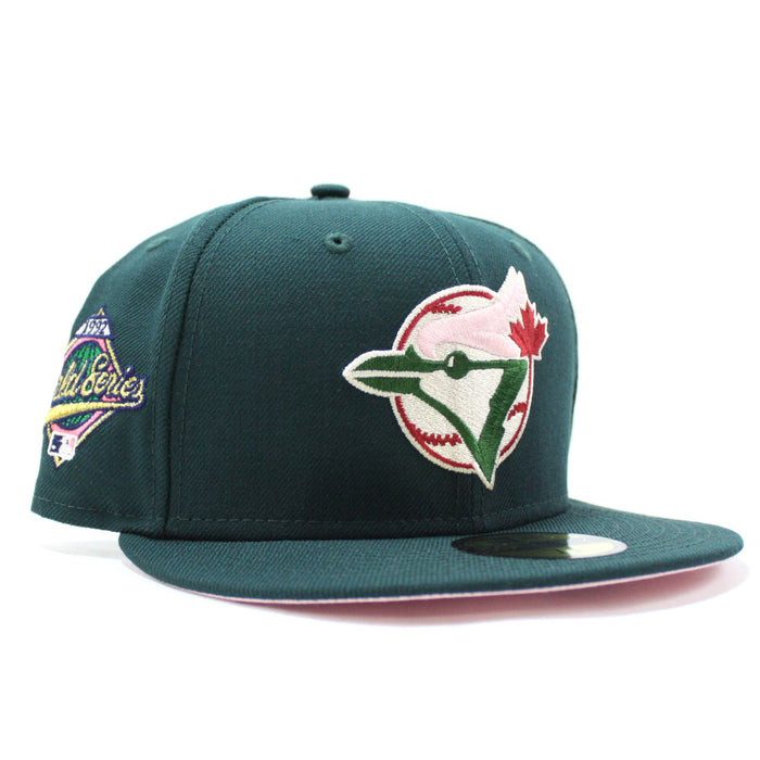 Toronto Blue Jays 1992 World Series New Era 59Fifty Fitted Hat (Green Pink Under Brim)