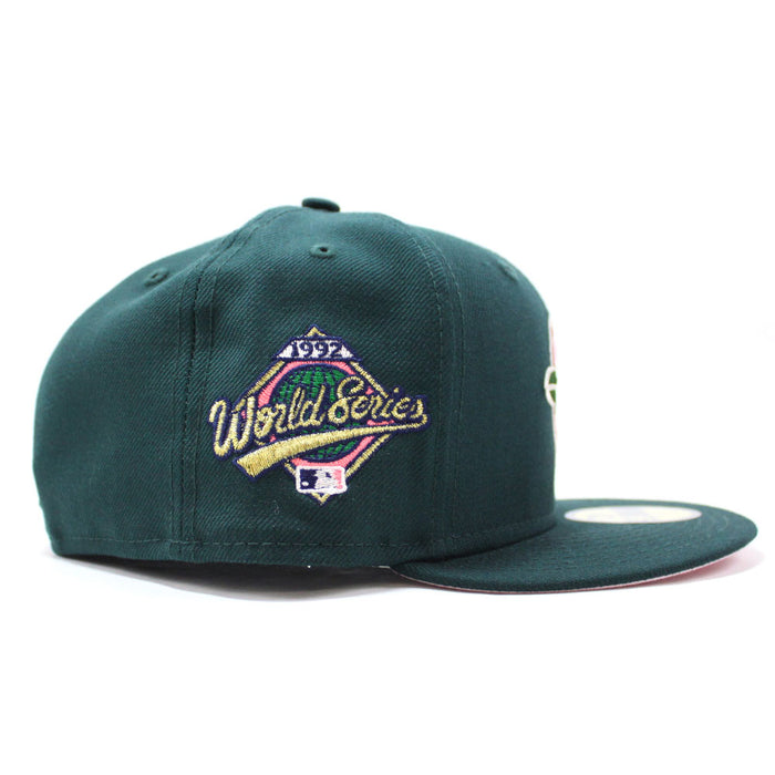 Toronto Blue Jays 1992 World Series New Era 59Fifty Fitted Hat (Green Pink Under Brim)