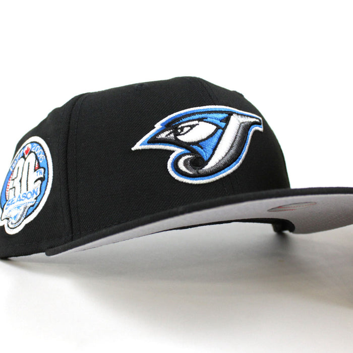 Toronto Blue Jays 30TH Anniversary New Era 59Fifty Fitted Hat (Black Grey Under Brim)