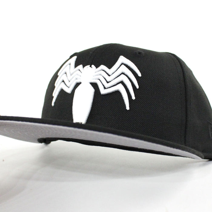 VENOM New Era 59Fifty Fitted Hat (Black Gray Under Brim)