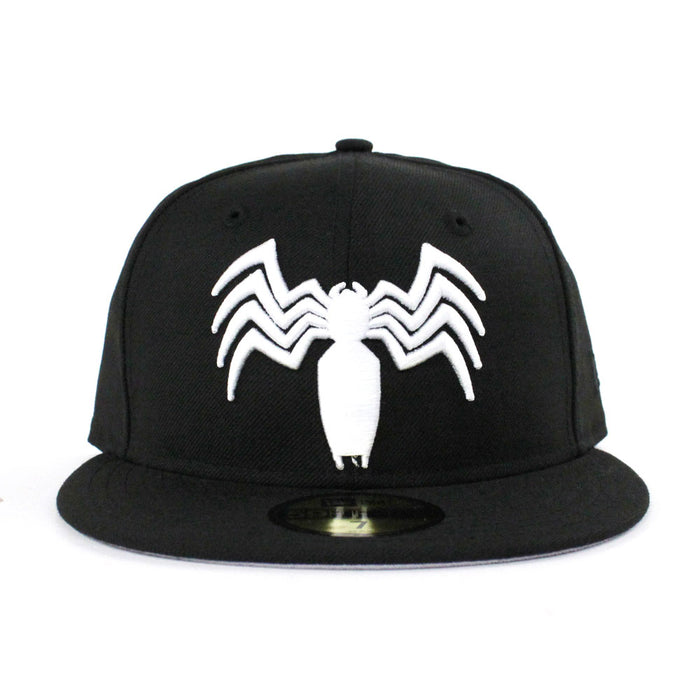 VENOM New Era 59Fifty Fitted Hat (Black Gray Under Brim)